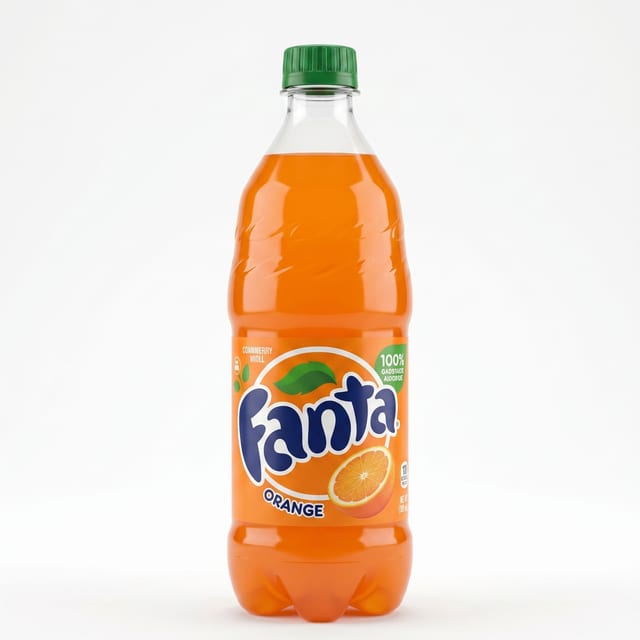 Fanta Glass Bottle.