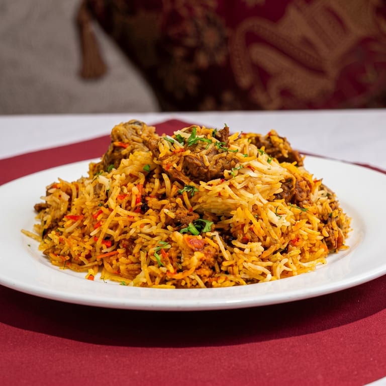 Delicious Goat Biryani