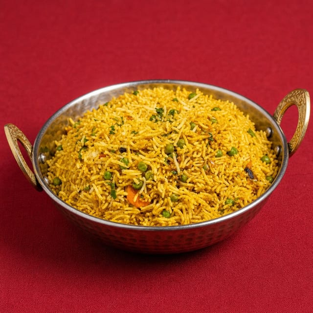 Bone-in Chicken Biryani.