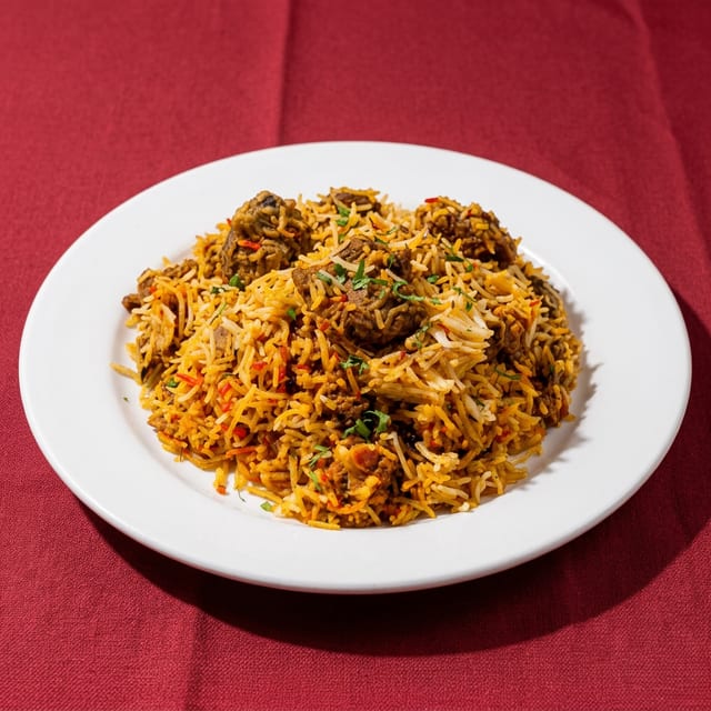 Goat Biryani.